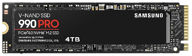 1x M.2 SSD990 Pro 4TB